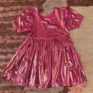 Pink Chicken Lame Laurie Dress